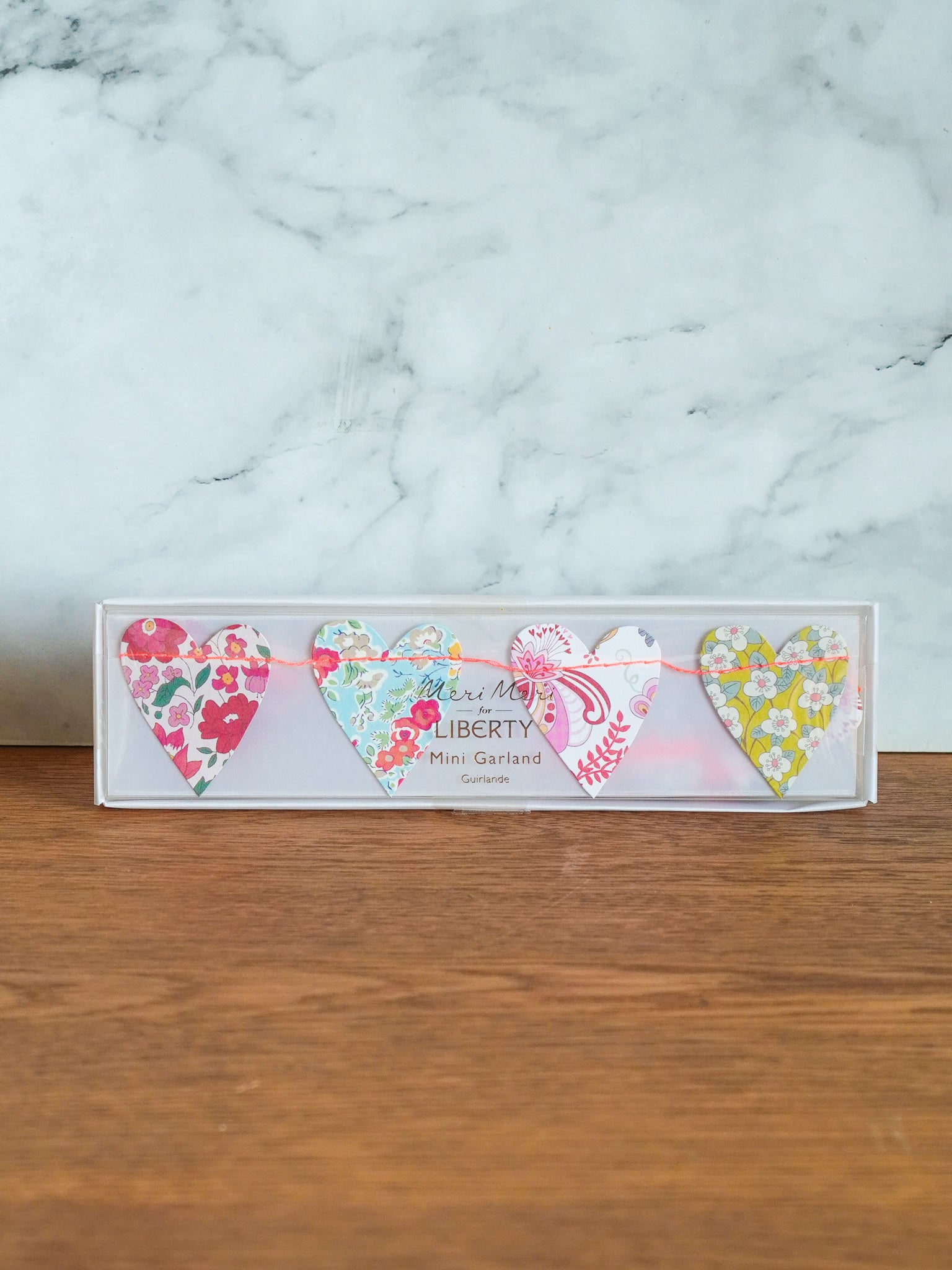 Meri Meri Hearts Mini Garland – Plain Vanilla Online