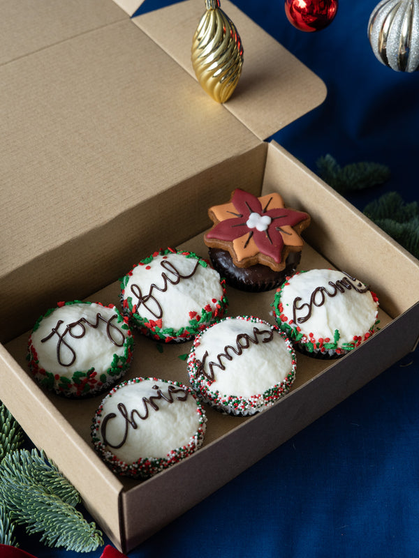 Christmas Say It With Flour Box of 6