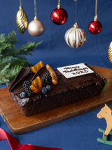 Dark Chocolate Orange Christmas Loaf