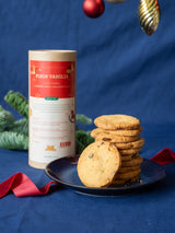 Cranberry White Chocolate Pecan Sables Tower