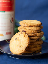 Cranberry White Chocolate Pecan Sables Tower
