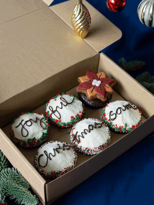 Christmas Say It With Flour Box of 6