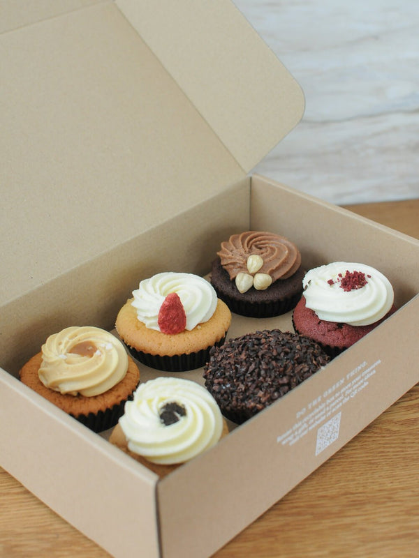 Box of 6 Cupcakes - Favourites