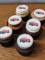 Decorate Your Own - Box of 18 Cupcakes with Sugar Plaque Toppers