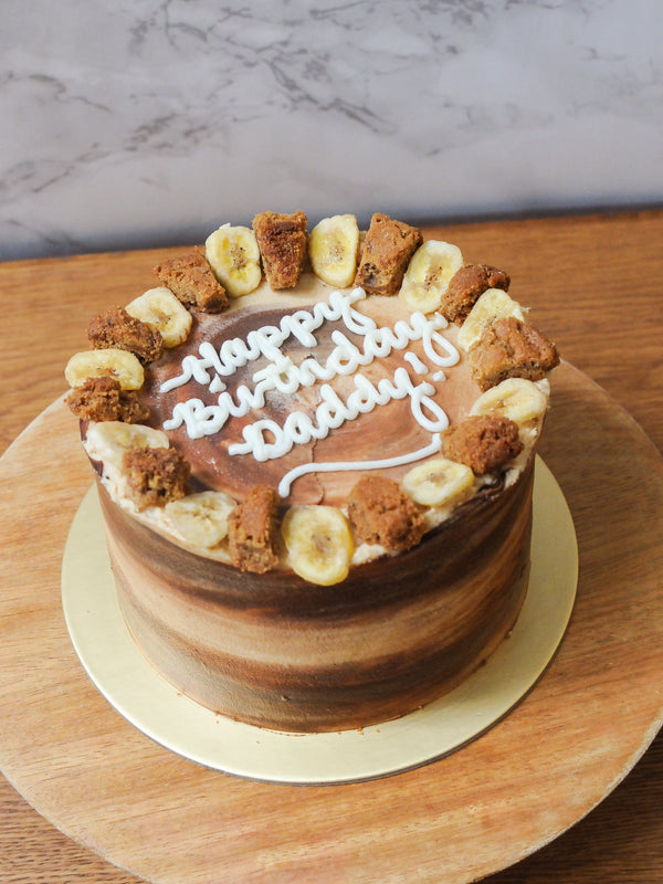 Peanut Butter Banana Layer Cake