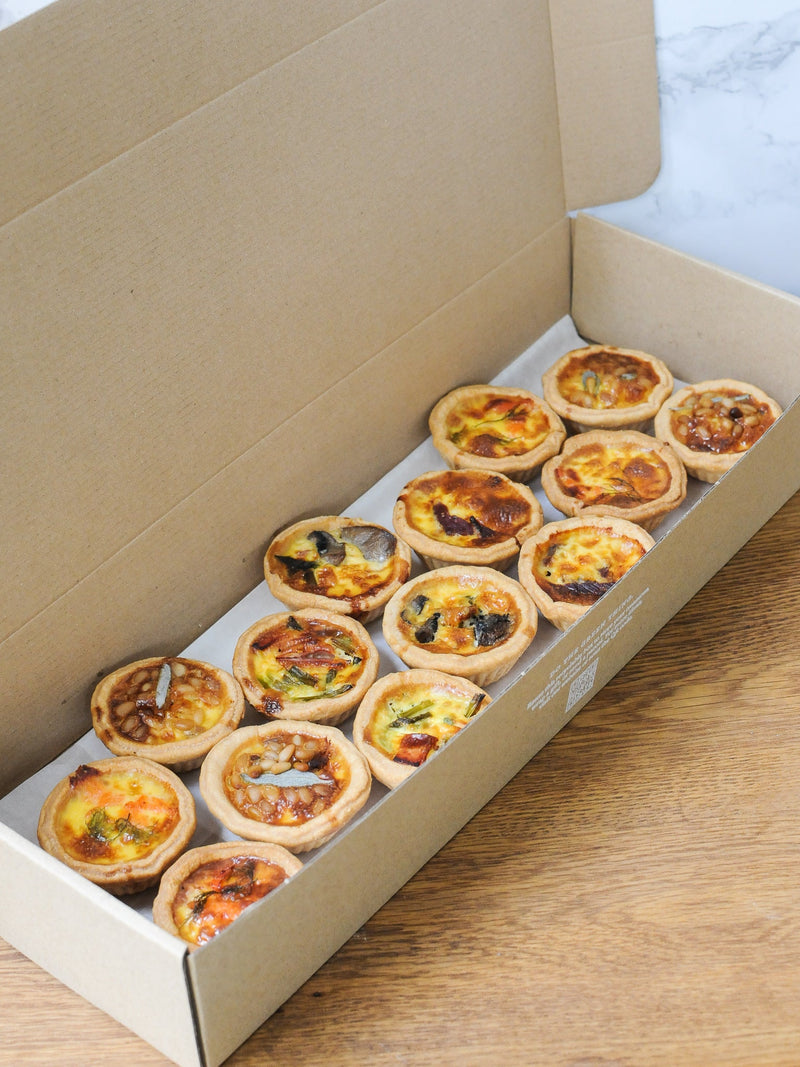 Box of 14 Assorted Mini Savoury Tarts