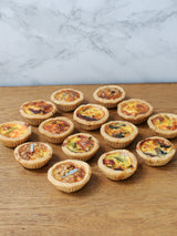 Box of 14 Assorted Mini Savoury Tarts