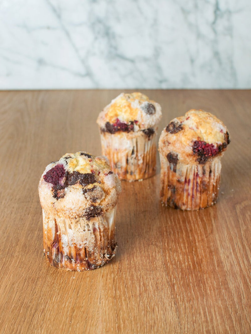 Raspberry Dark Chocolate Breakfast Muffin (Set of 5)