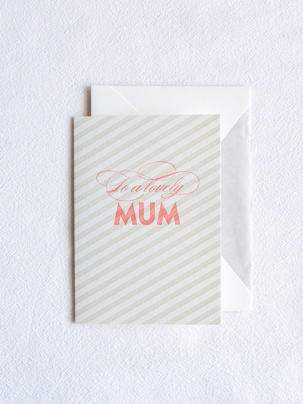 Meticulous Ink - Mother's Day Letterpress Greeting Card